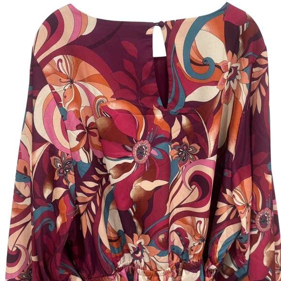 NEW Baltic Born Tally Mini Dress Color Tropical Paradise Floral Lined Size 3X - Picture 6 of 12